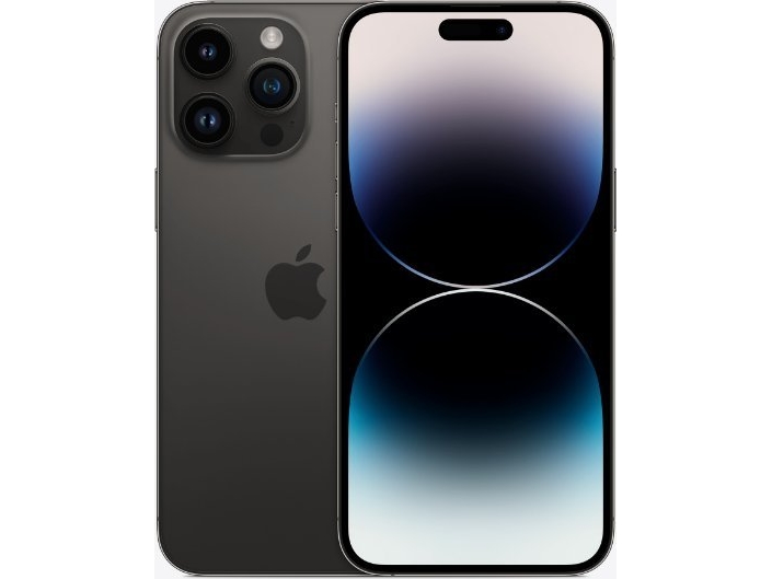 Iphone 14 Pro Max, 17 Cm (6.7"), 2796 X 1290 Pixel, 128 Gb, 48 Mp, Ios 16, Sort fra Apple
