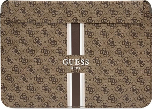 Etui   Etui   Sleeve Gucs16p4rpsw 16 Cali Brzowy Brown 4g Printed Stripes fra Guess