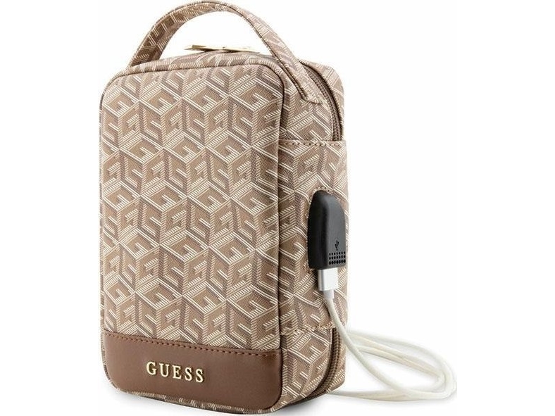 Triton   Taske Guhbhgcfsew Brun Brun Gcube Stripe Organiser fra Guess