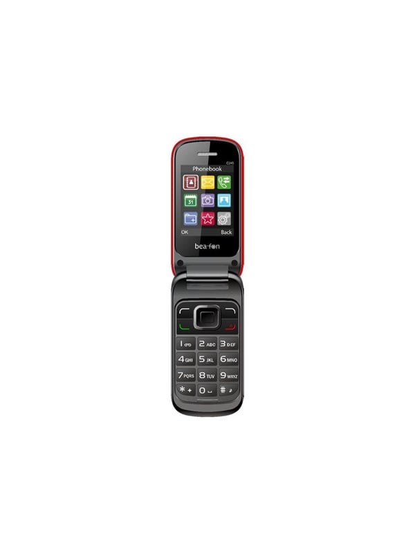 Bea Fon Classic Line C245   Red   Feature Phone   Gsm fra Beafon
