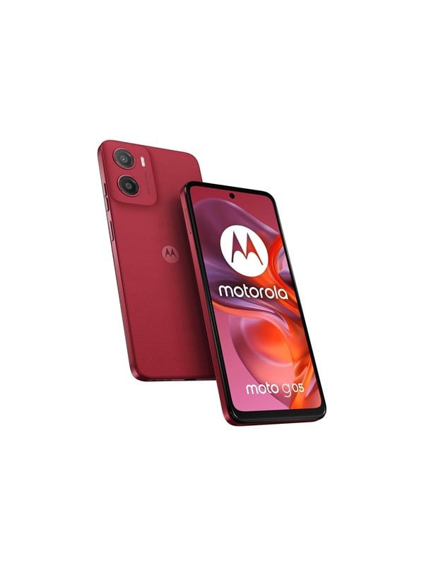 Moto G05 128gb 4gb   Plum Red fra Motorola