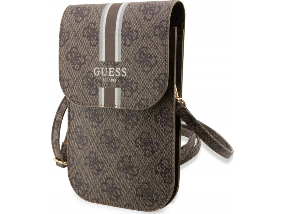 Etui   Taske Guwbp4rpsw Brun Pung 4g Striber fra Guess