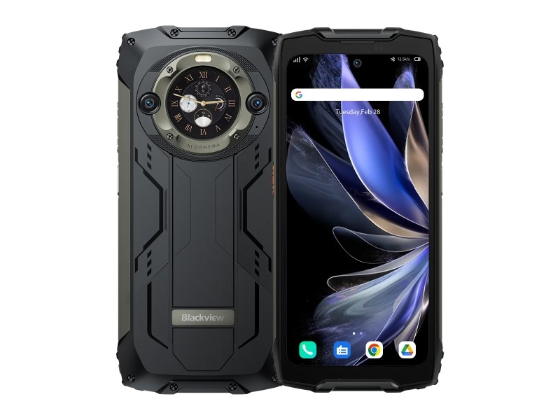 Bv9300 Pro 15080 Mah 12 256 Smartphone Sort fra Blackview