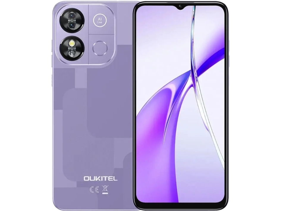 C57 Pro Smartphone 4gb 128gb, Lilla fra Oukitel