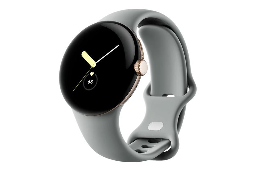 Pixel Watch   Champagne Guld   Smart Ur Med Bånd   Nøddebrun   32 Gb fra Google
